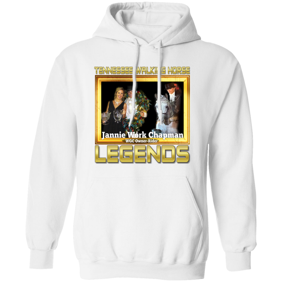 JANNIE WORK CHAPMAN(Legends Series) G185 Gildan Pullover Hoodie