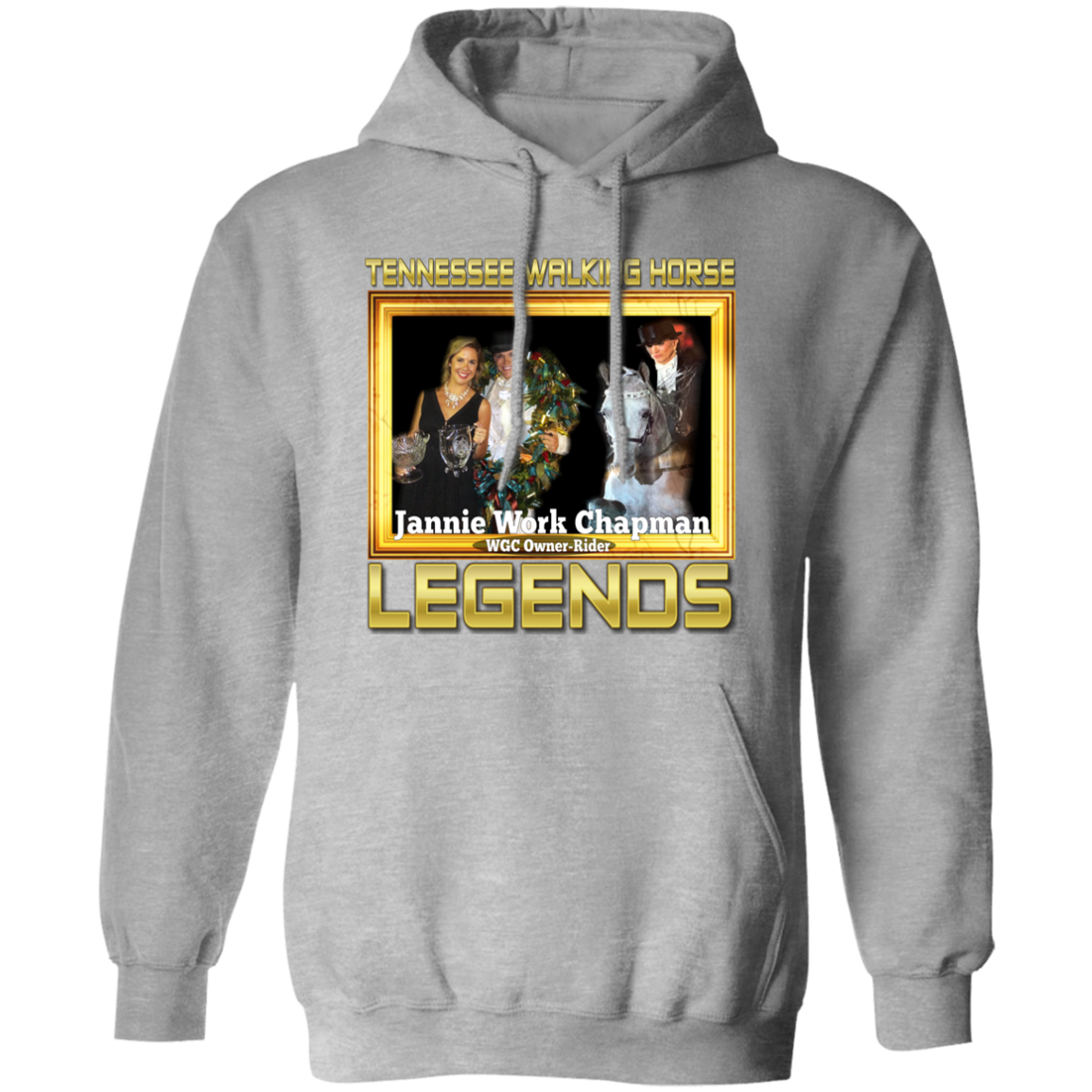 JANNIE WORK CHAPMAN(Legends Series) G185 Gildan Pullover Hoodie