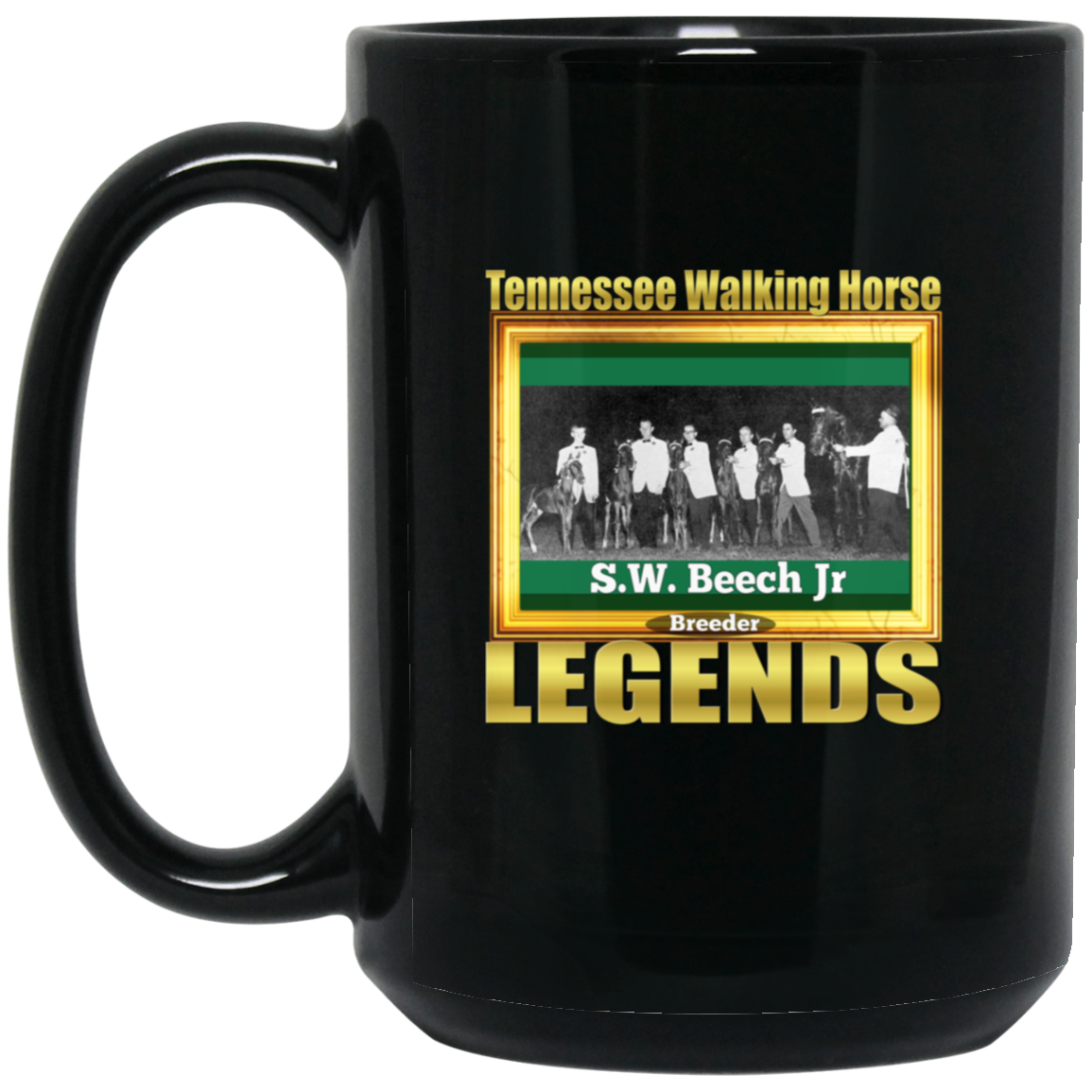 SW BEECH JR (Legends Series) BM15OZ 15oz Black Mug