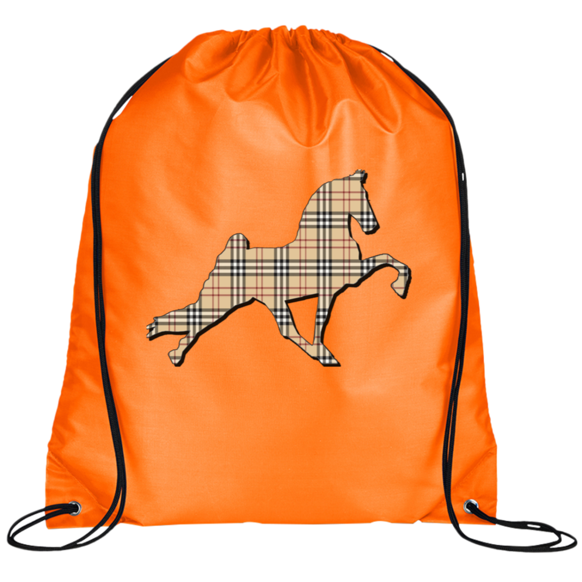 TENNESSEE WALKING PERFORMANCE HORSE (BURBURY) BG100 Prime Line Drawstring Cinch Backpack