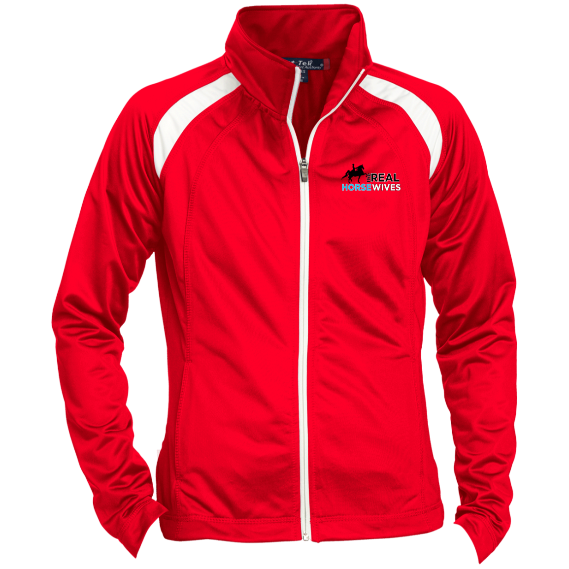 THE REAL HORSE WIVES ASB LST90 Ladies' Raglan Sleeve Warmup Jacket