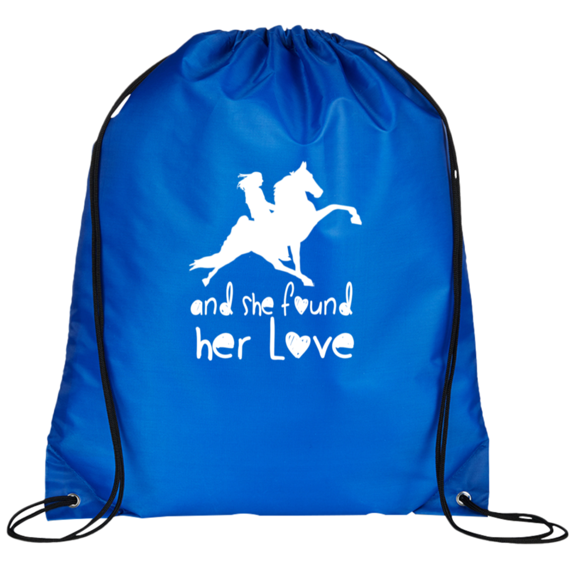 SHEFOUND HER LOVE BLANKET TWH PERFORMANCE BG100 Prime Line Drawstring Cinch Backpack