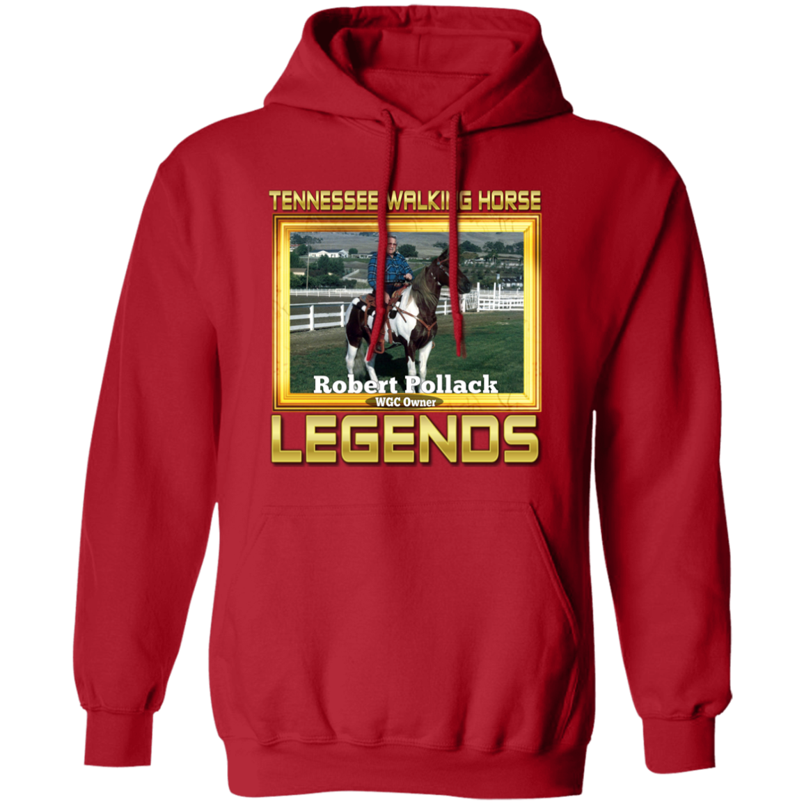 ROBERT POLLACK (Legends Series) G185 Gildan Pullover Hoodie
