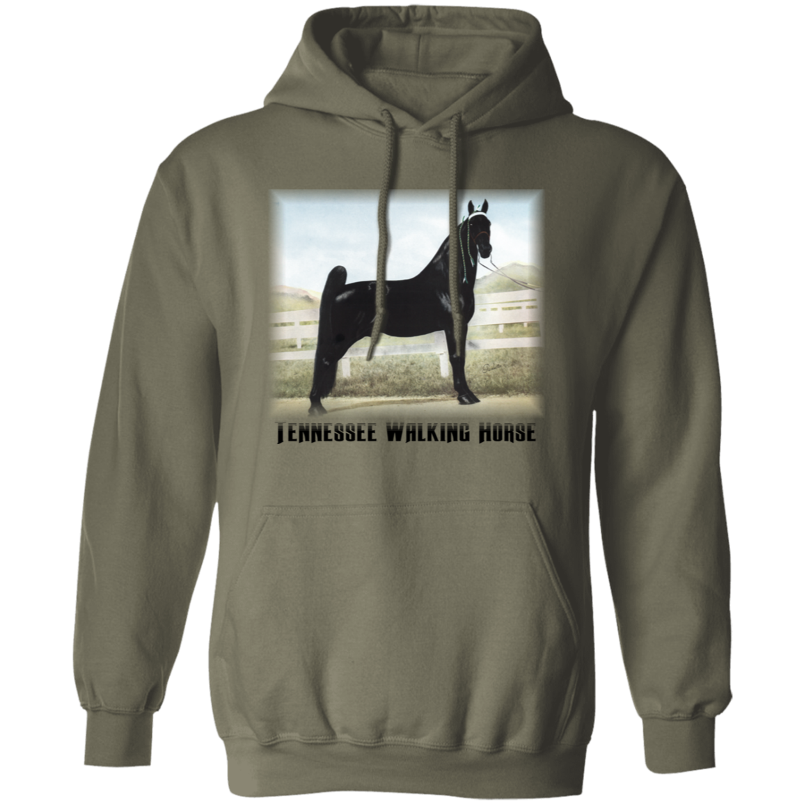 TENNESSEE WALKING HORSE (STANDING) 4HORSE G185 Gildan Pullover Hoodie