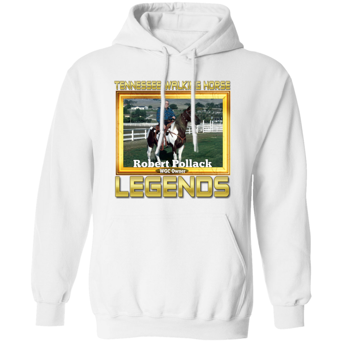 ROBERT POLLACK (Legends Series) G185 Gildan Pullover Hoodie