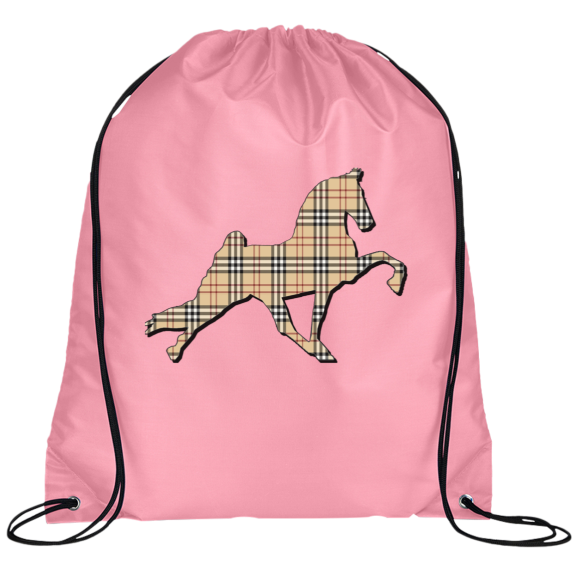 TENNESSEE WALKING PERFORMANCE HORSE (BURBURY) BG100 Prime Line Drawstring Cinch Backpack