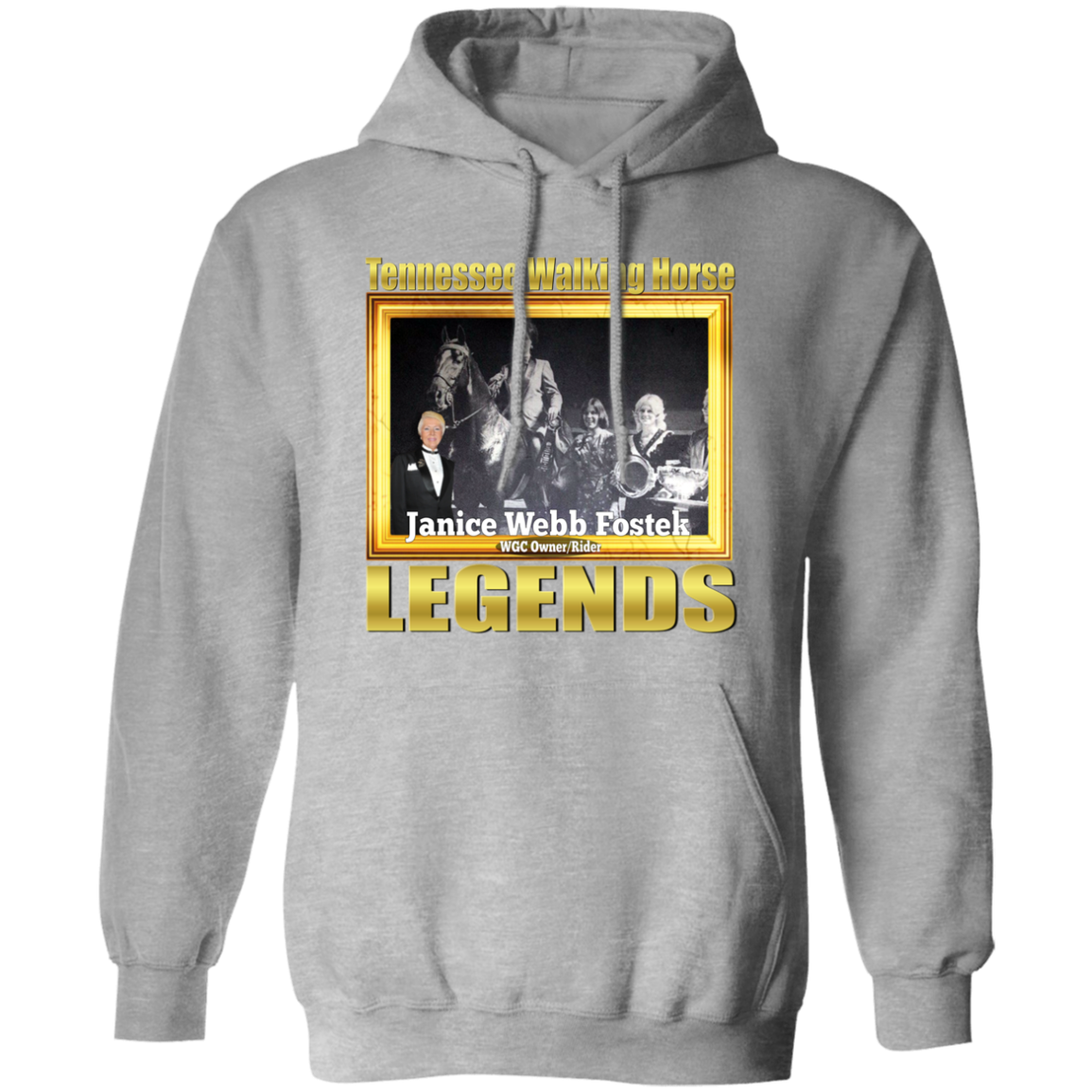 JANICE WEBB FOSTEK (Legends Series)png G185 Gildan Pullover Hoodie
