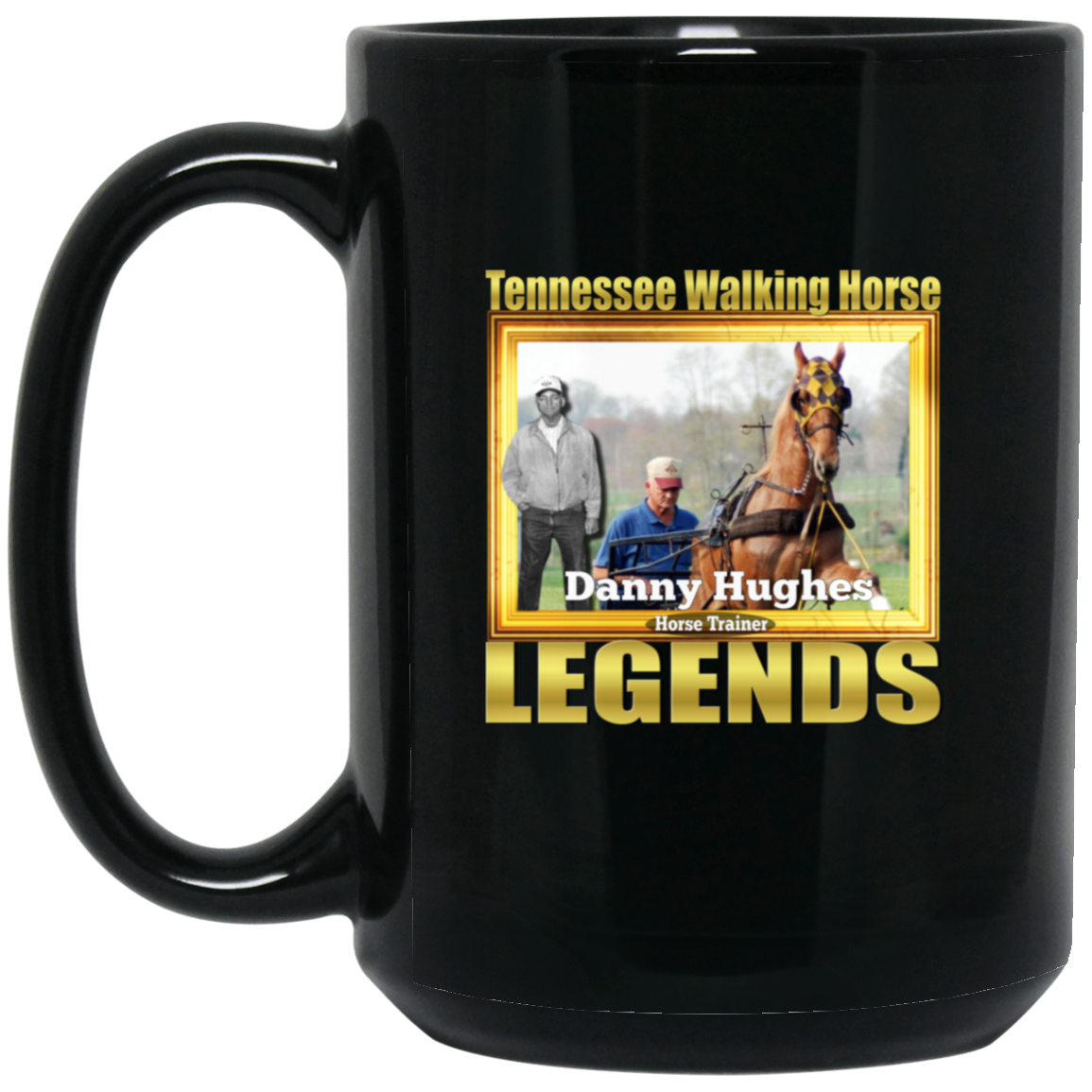 DANNY HUGHES (Legends Series) BM15OZ 15oz Black Mug