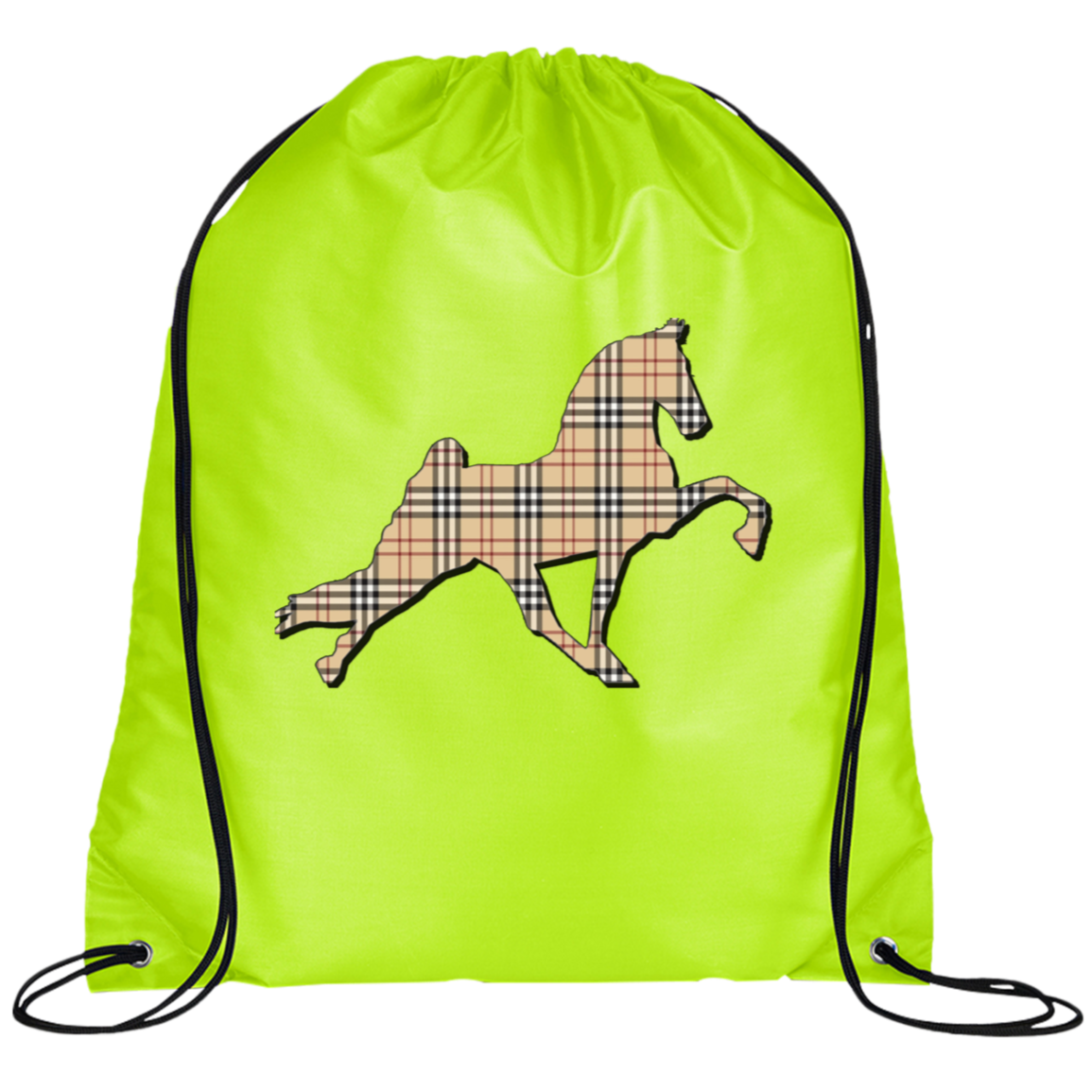 TENNESSEE WALKING PERFORMANCE HORSE (BURBURY) BG100 Prime Line Drawstring Cinch Backpack