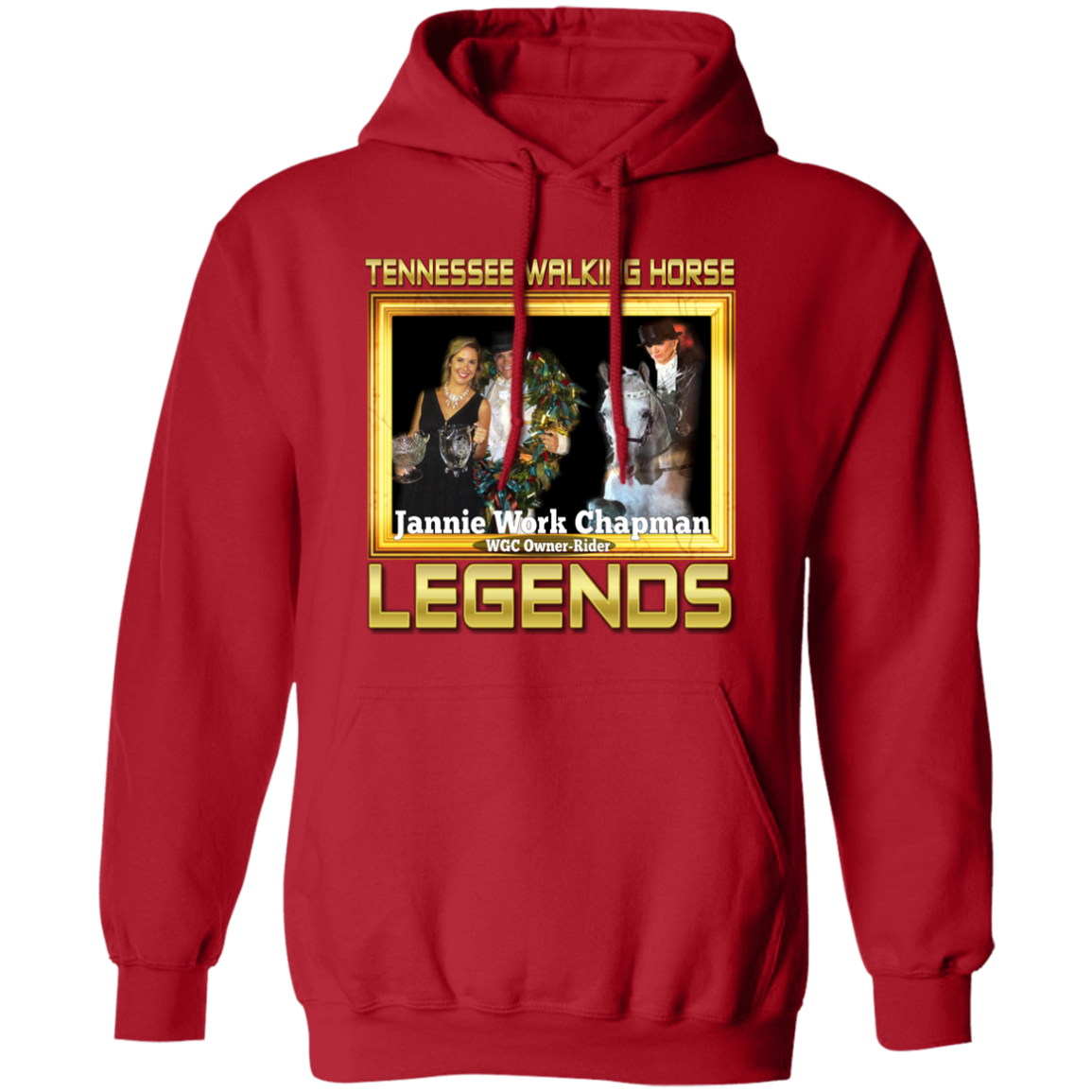 JANNIE WORK CHAPMAN(Legends Series) G185 Gildan Pullover Hoodie