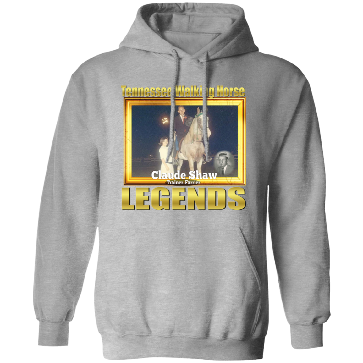 CLAUDE SHAW (Legends Series) G185 Gildan Pullover Hoodie