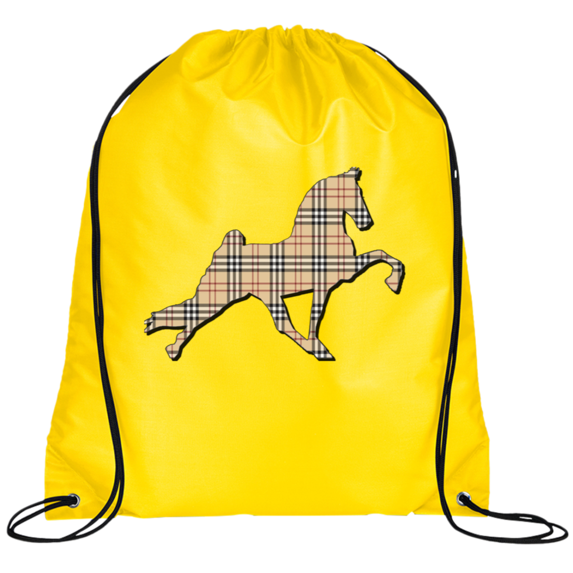 TENNESSEE WALKING PERFORMANCE HORSE (BURBURY) BG100 Prime Line Drawstring Cinch Backpack
