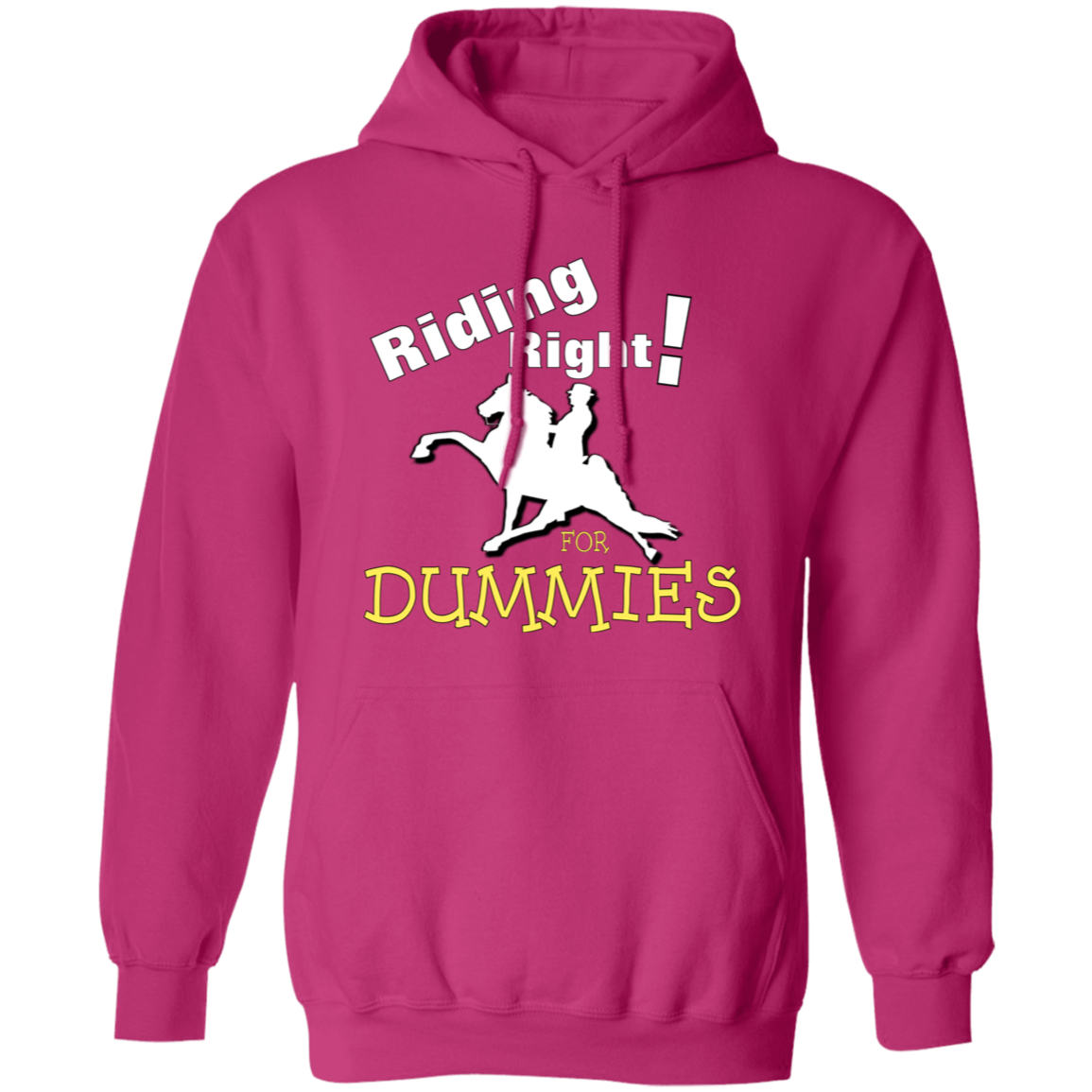 RIDING RIGHT FOR DUMMIES G185 Gildan Pullover Hoodie