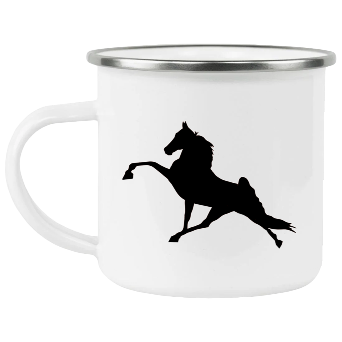 Tennessee Walking Horse Performance (BLACK) 21271 Enamel Camping Mug