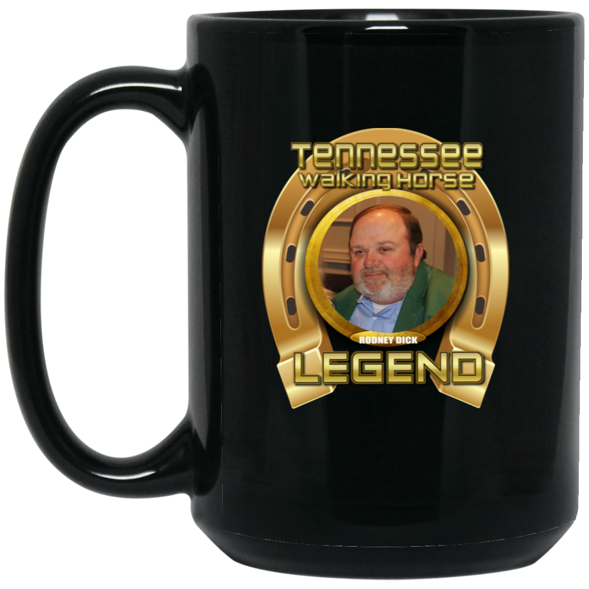 RODNEY DICK (Legends Series) BM15OZ 15oz Black Mug