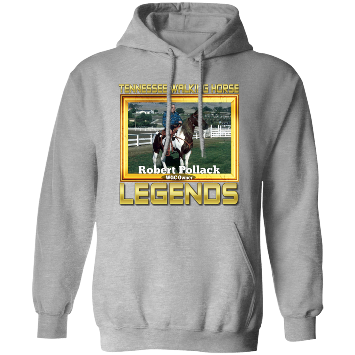 ROBERT POLLACK (Legends Series) G185 Gildan Pullover Hoodie