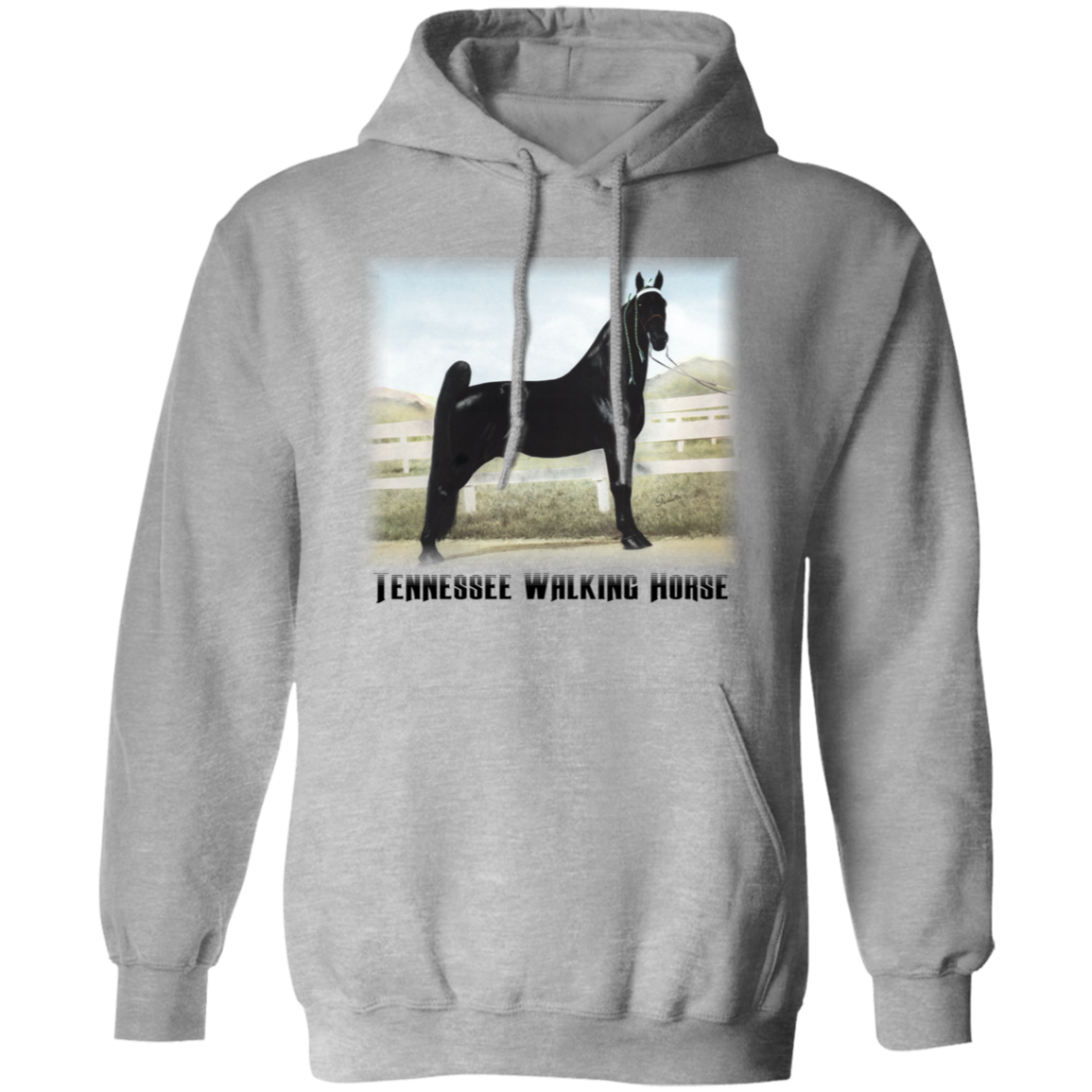 TENNESSEE WALKING HORSE (STANDING) 4HORSE G185 Gildan Pullover Hoodie