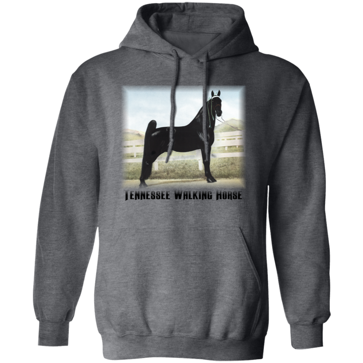 TENNESSEE WALKING HORSE (STANDING) 4HORSE G185 Gildan Pullover Hoodie