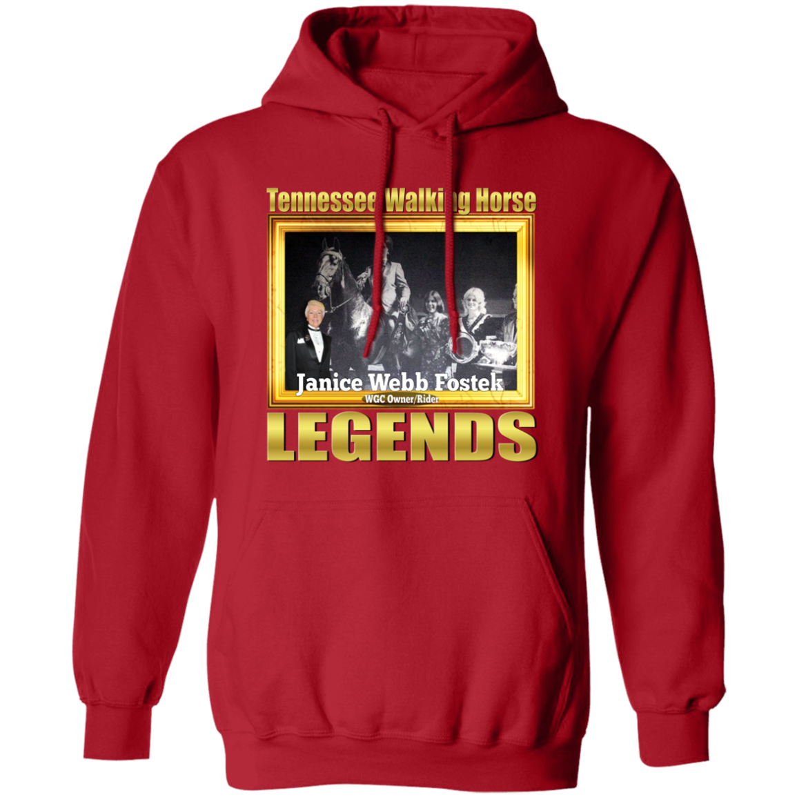JANICE WEBB FOSTEK (Legends Series)png G185 Gildan Pullover Hoodie