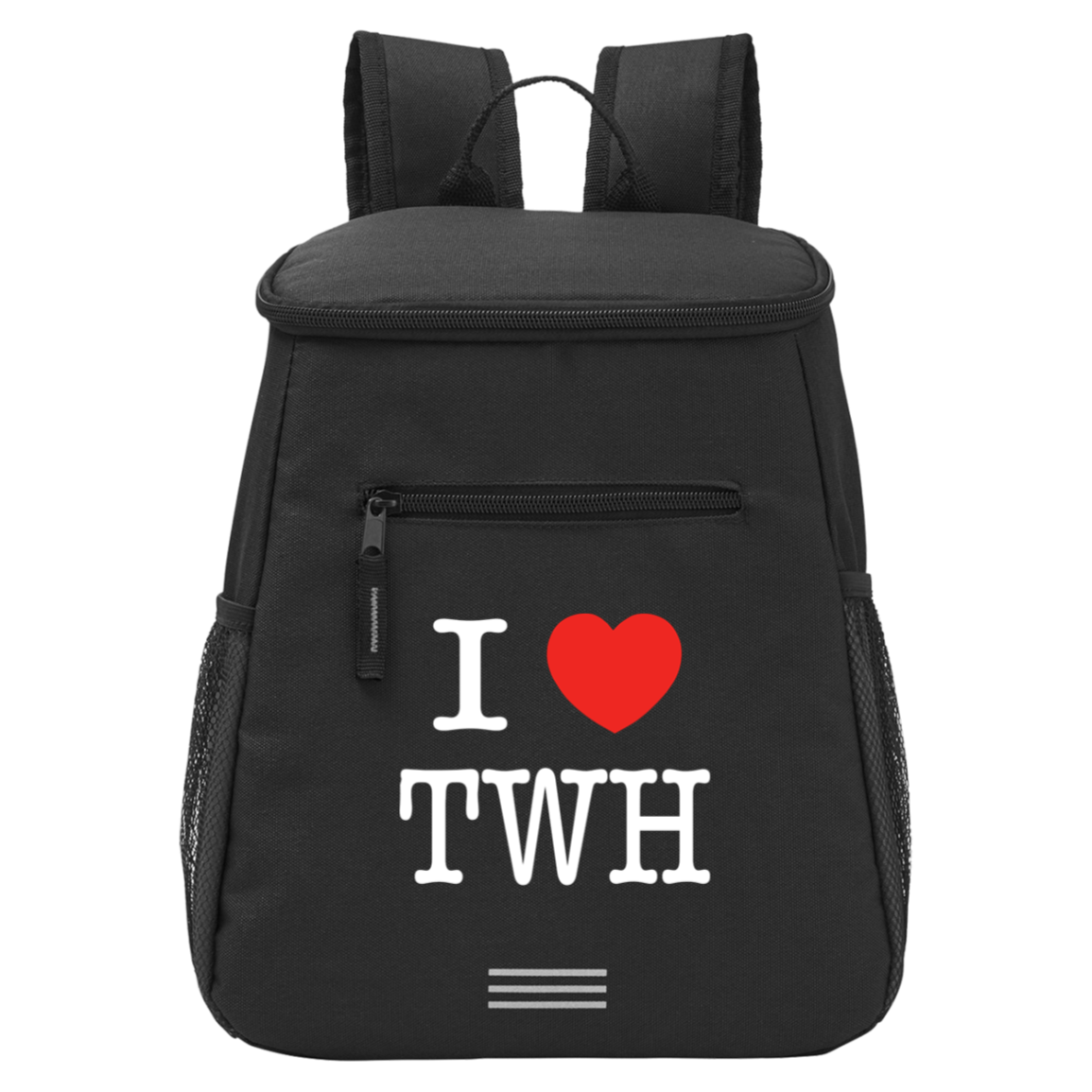 I LOVE TWH WHITE CE056 Core 365 Backpack Cooler