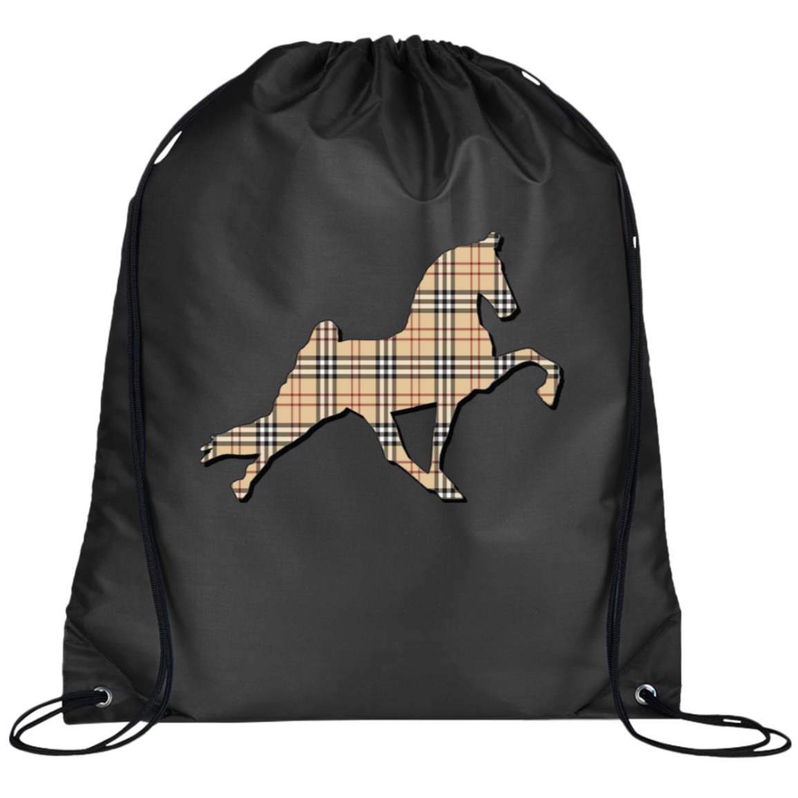 TENNESSEE WALKING PERFORMANCE HORSE (BURBURY) BG100 Prime Line Drawstring Cinch Backpack