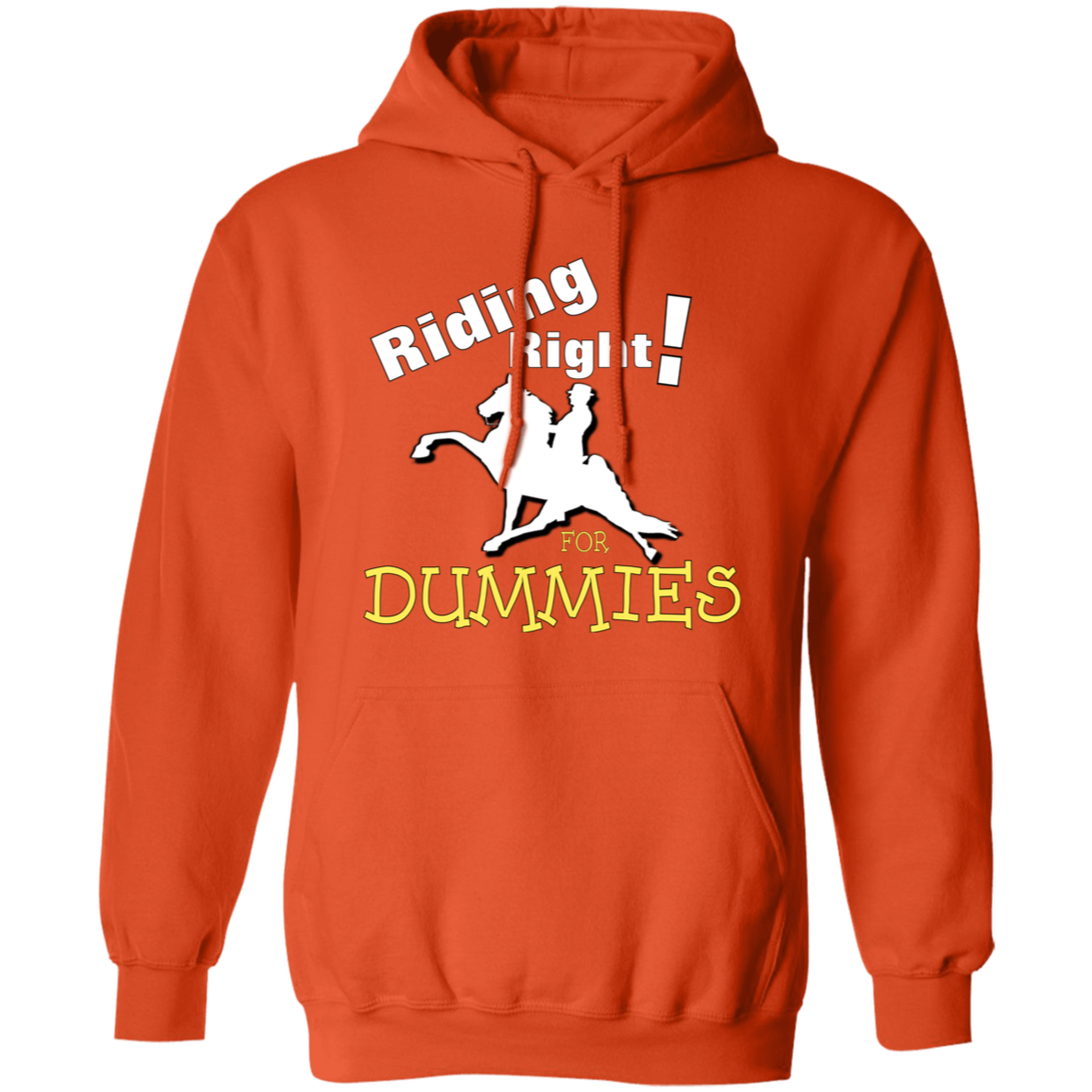RIDING RIGHT FOR DUMMIES G185 Gildan Pullover Hoodie