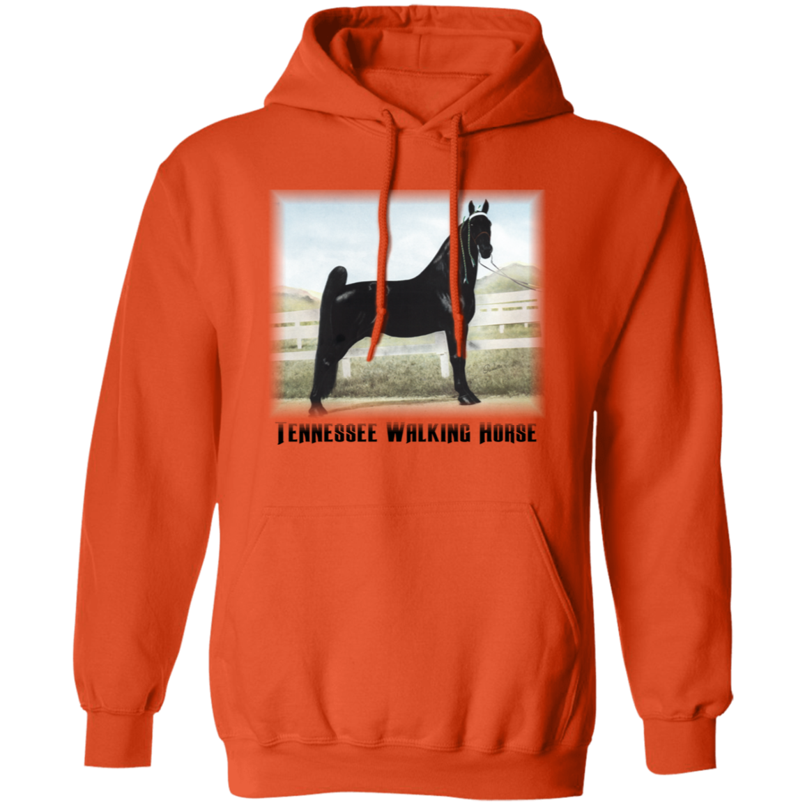 TENNESSEE WALKING HORSE (STANDING) 4HORSE G185 Gildan Pullover Hoodie