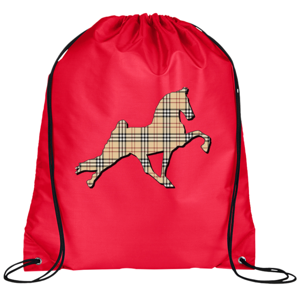 TENNESSEE WALKING PERFORMANCE HORSE (BURBURY) BG100 Prime Line Drawstring Cinch Backpack