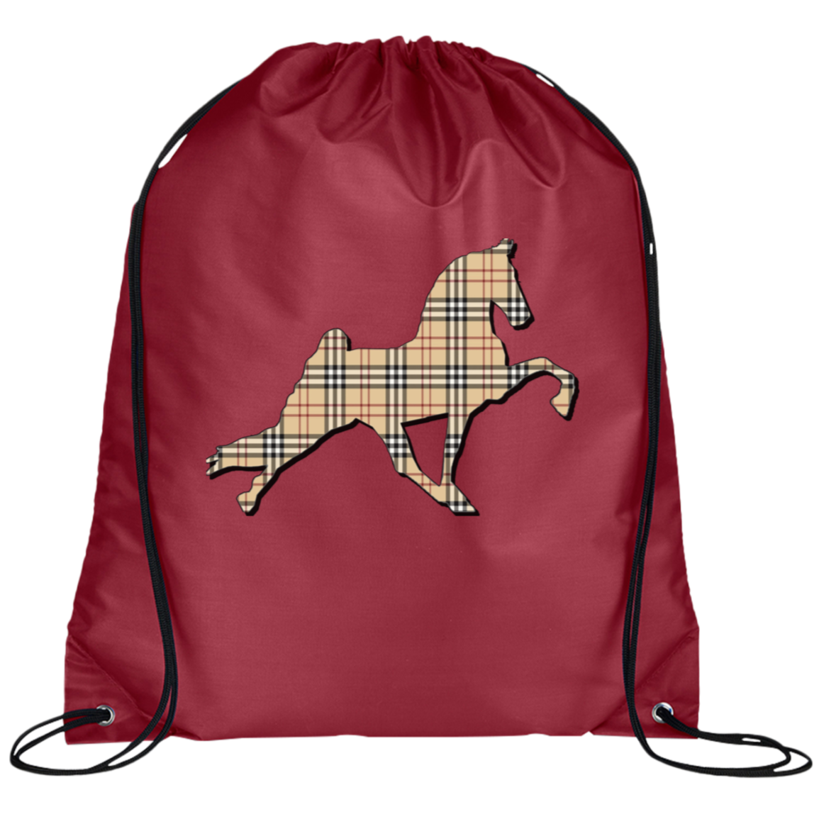TENNESSEE WALKING PERFORMANCE HORSE (BURBURY) BG100 Prime Line Drawstring Cinch Backpack