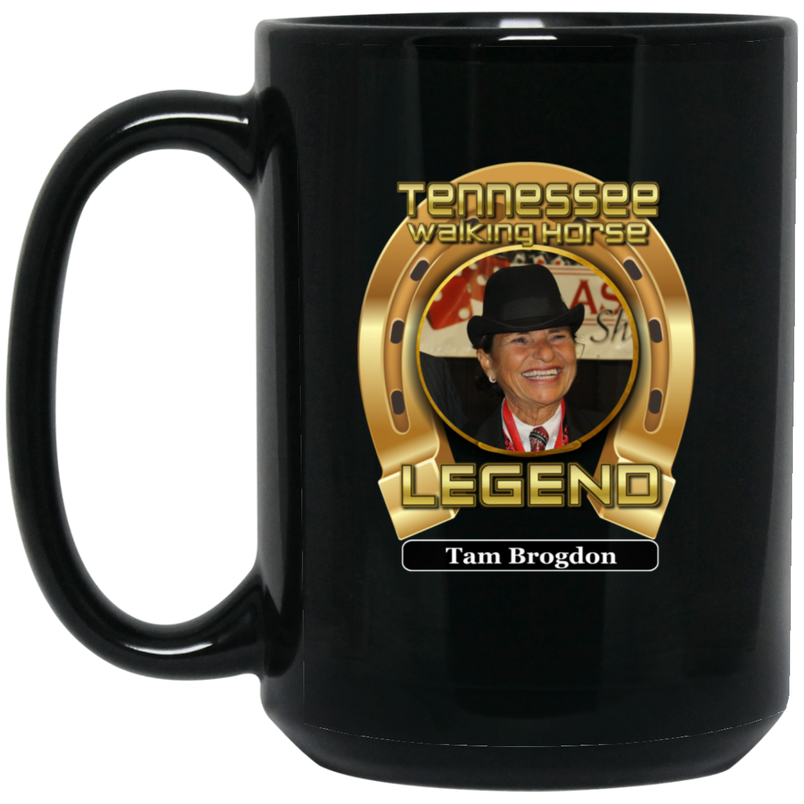 Tam Brogdon (Legends Series) BM15OZ 15oz Black Mug