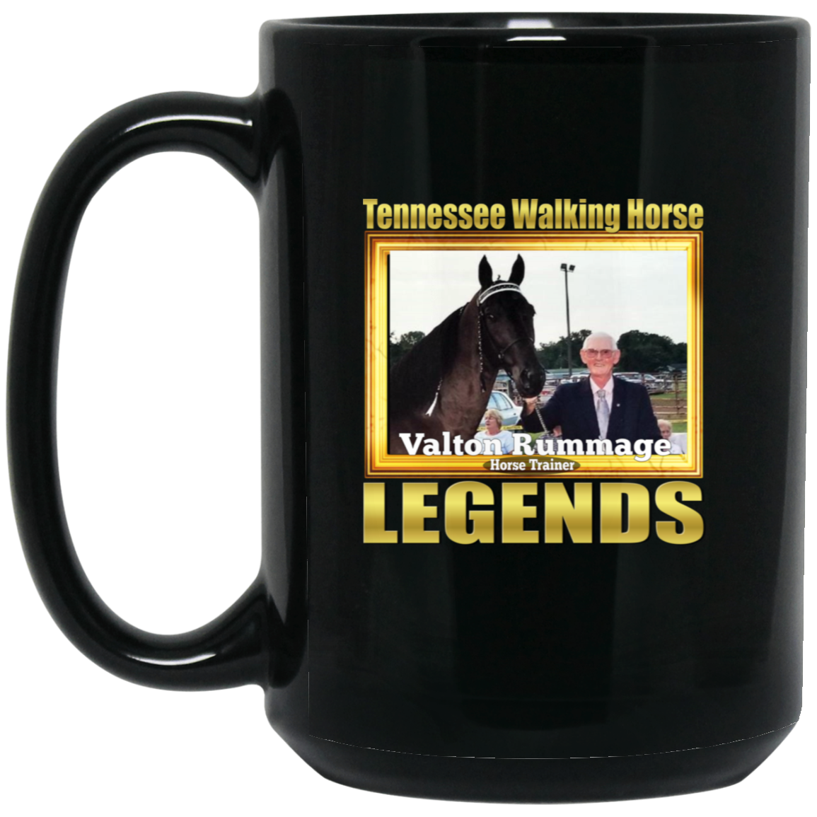 VALTON RUMMAGE (Legends Series) BM15OZ 15oz Black Mug
