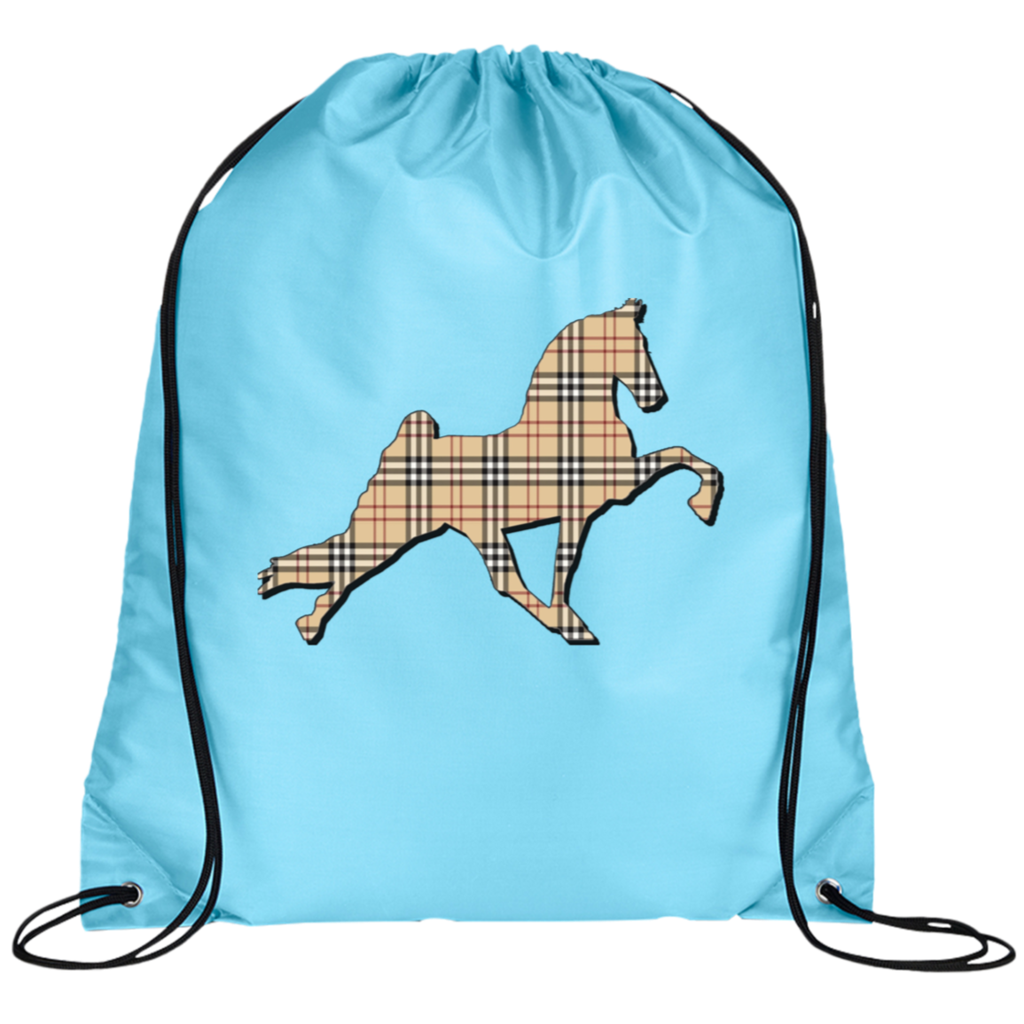 TENNESSEE WALKING PERFORMANCE HORSE (BURBURY) BG100 Prime Line Drawstring Cinch Backpack