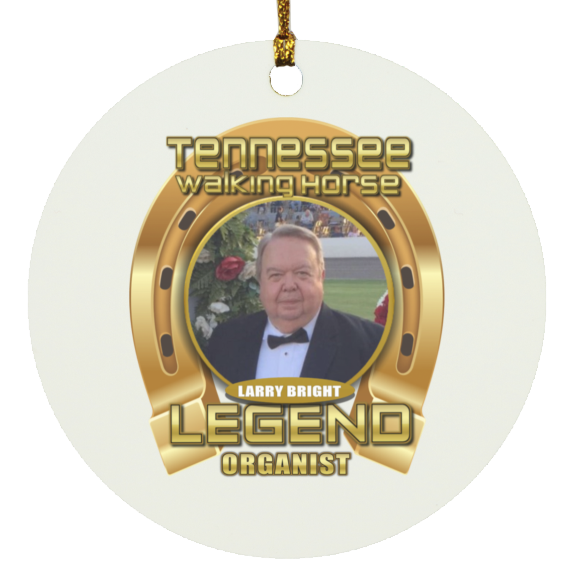 LARRY BRIGHT SUBORNC Circle Ornament
