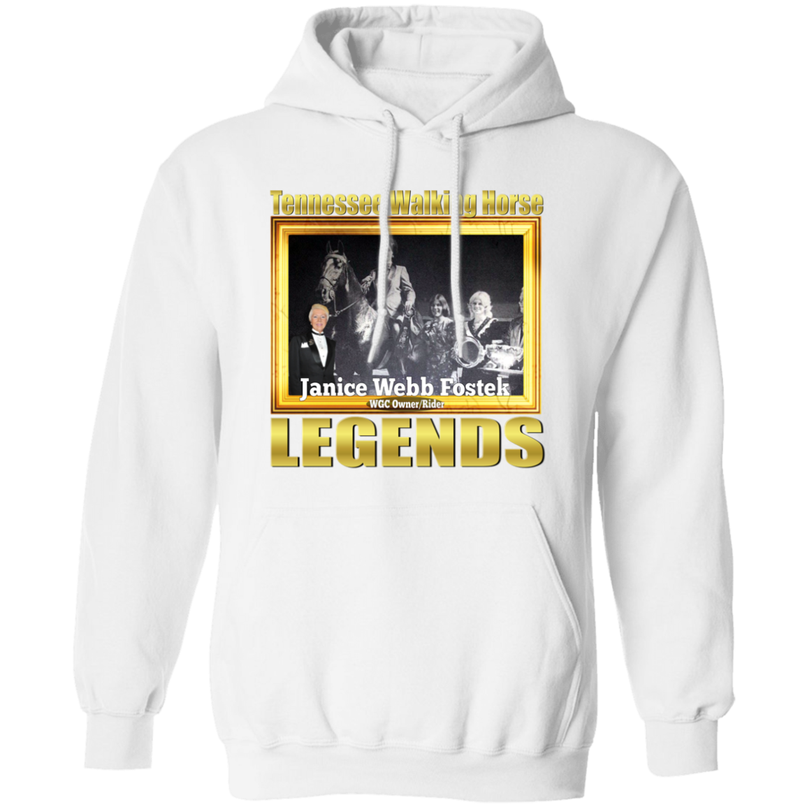 JANICE WEBB FOSTEK (Legends Series)png G185 Gildan Pullover Hoodie