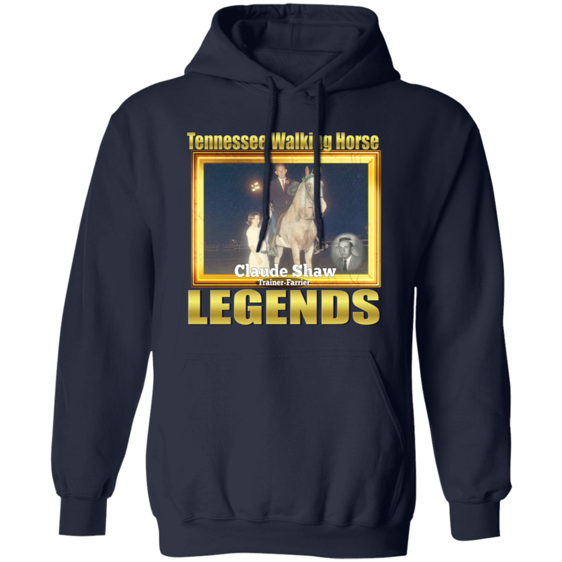 CLAUDE SHAW (Legends Series) G185 Gildan Pullover Hoodie