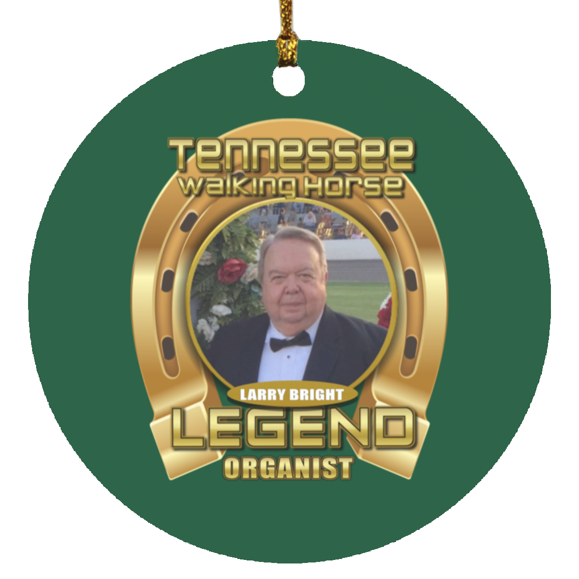LARRY BRIGHT SUBORNC Circle Ornament