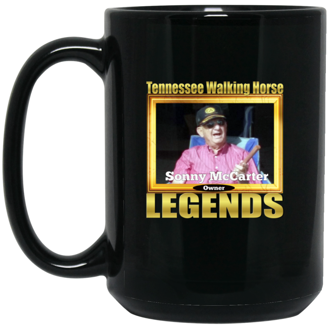 SONNY MCCARTER (Legends Series) BM15OZ 15oz Black Mug