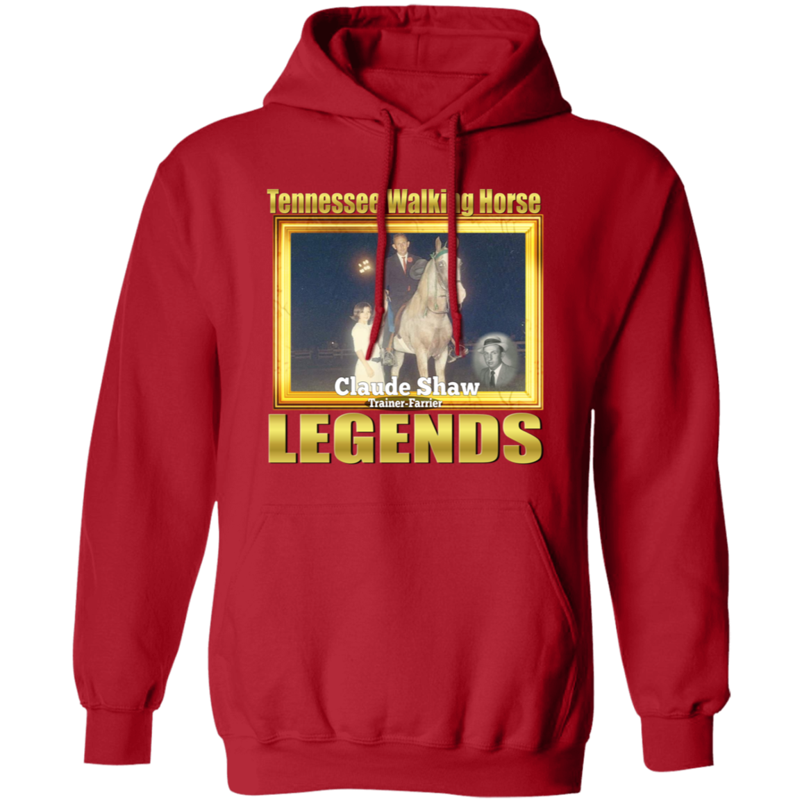 CLAUDE SHAW (Legends Series) G185 Gildan Pullover Hoodie