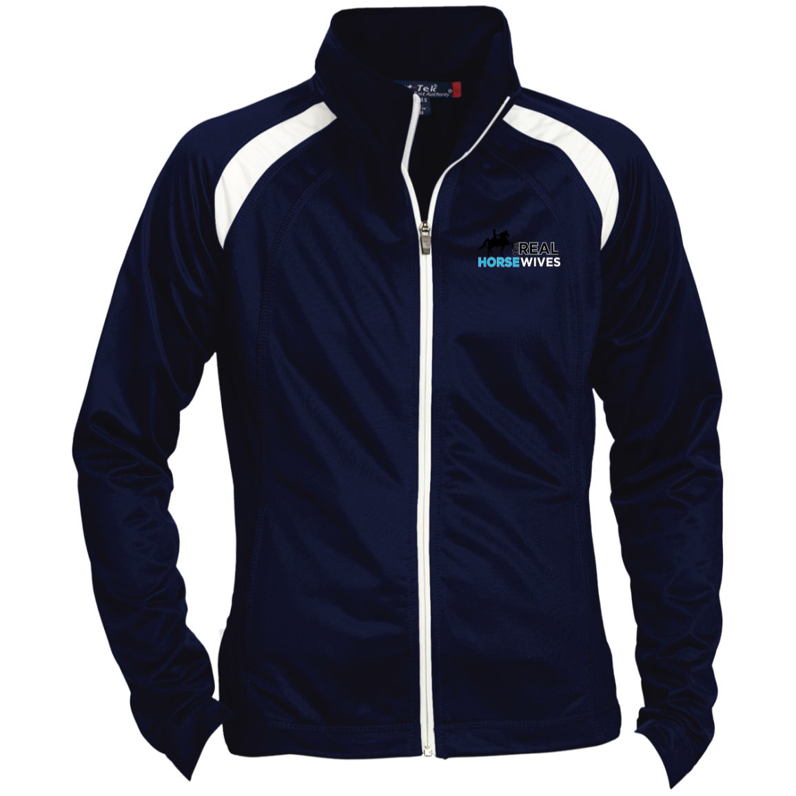THE REAL HORSE WIVES ASB LST90 Ladies' Raglan Sleeve Warmup Jacket