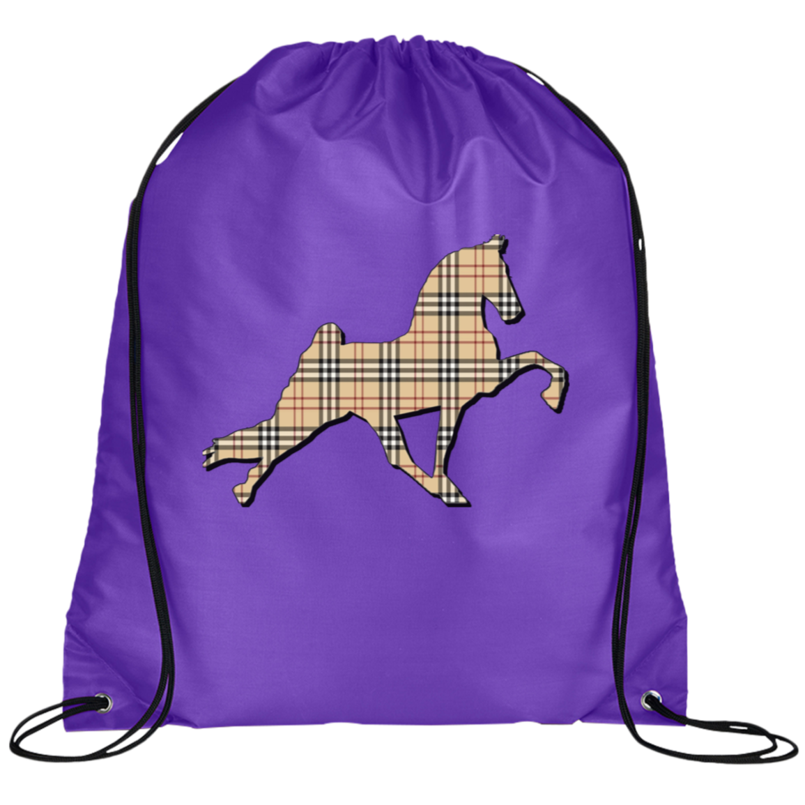 TENNESSEE WALKING PERFORMANCE HORSE (BURBURY) BG100 Prime Line Drawstring Cinch Backpack