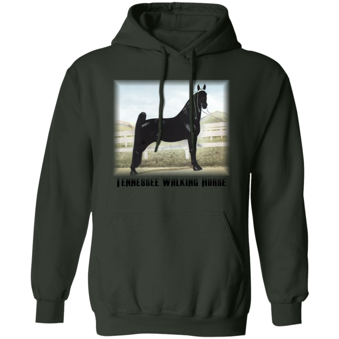TENNESSEE WALKING HORSE (STANDING) 4HORSE G185 Gildan Pullover Hoodie