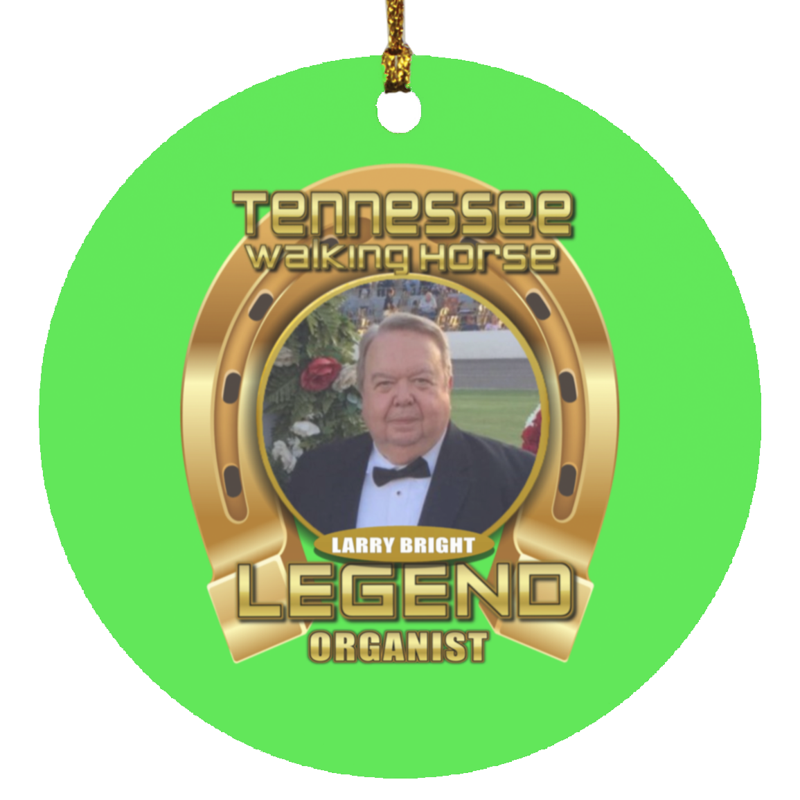 LARRY BRIGHT SUBORNC Circle Ornament