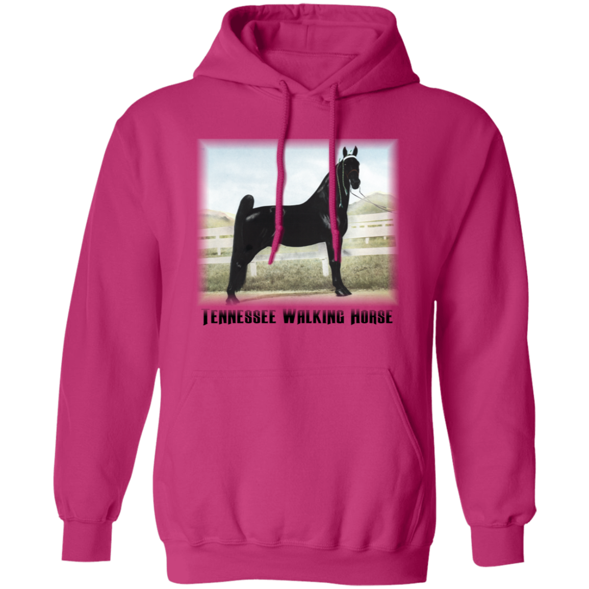 TENNESSEE WALKING HORSE (STANDING) 4HORSE G185 Gildan Pullover Hoodie