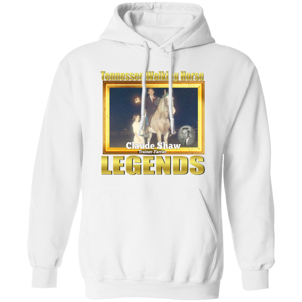 CLAUDE SHAW (Legends Series) G185 Gildan Pullover Hoodie
