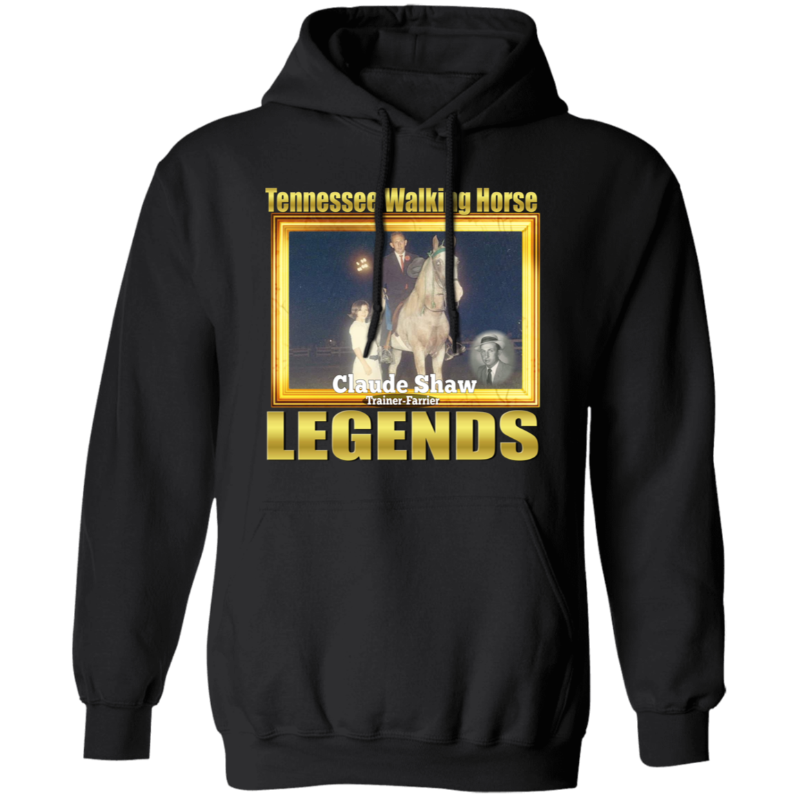CLAUDE SHAW (Legends Series) G185 Gildan Pullover Hoodie