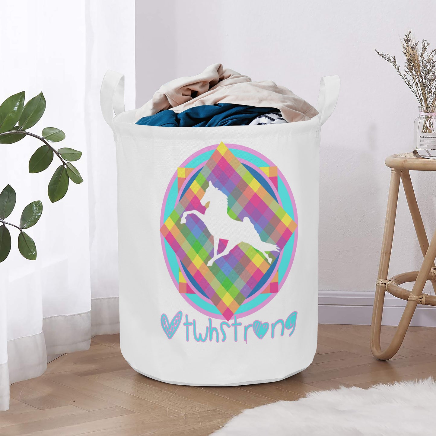 TWH STRONG Round Laundry Basket