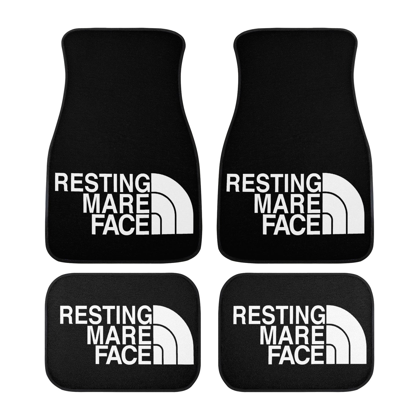 RESTING MARE FACE Car Floor Mats