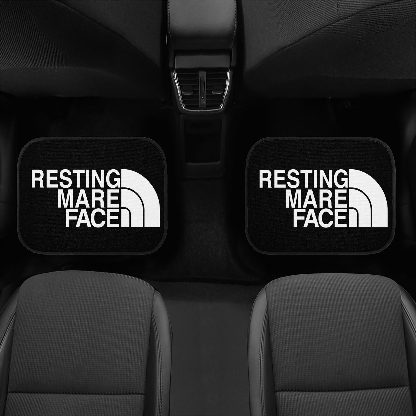 RESTING MARE FACE Car Floor Mats
