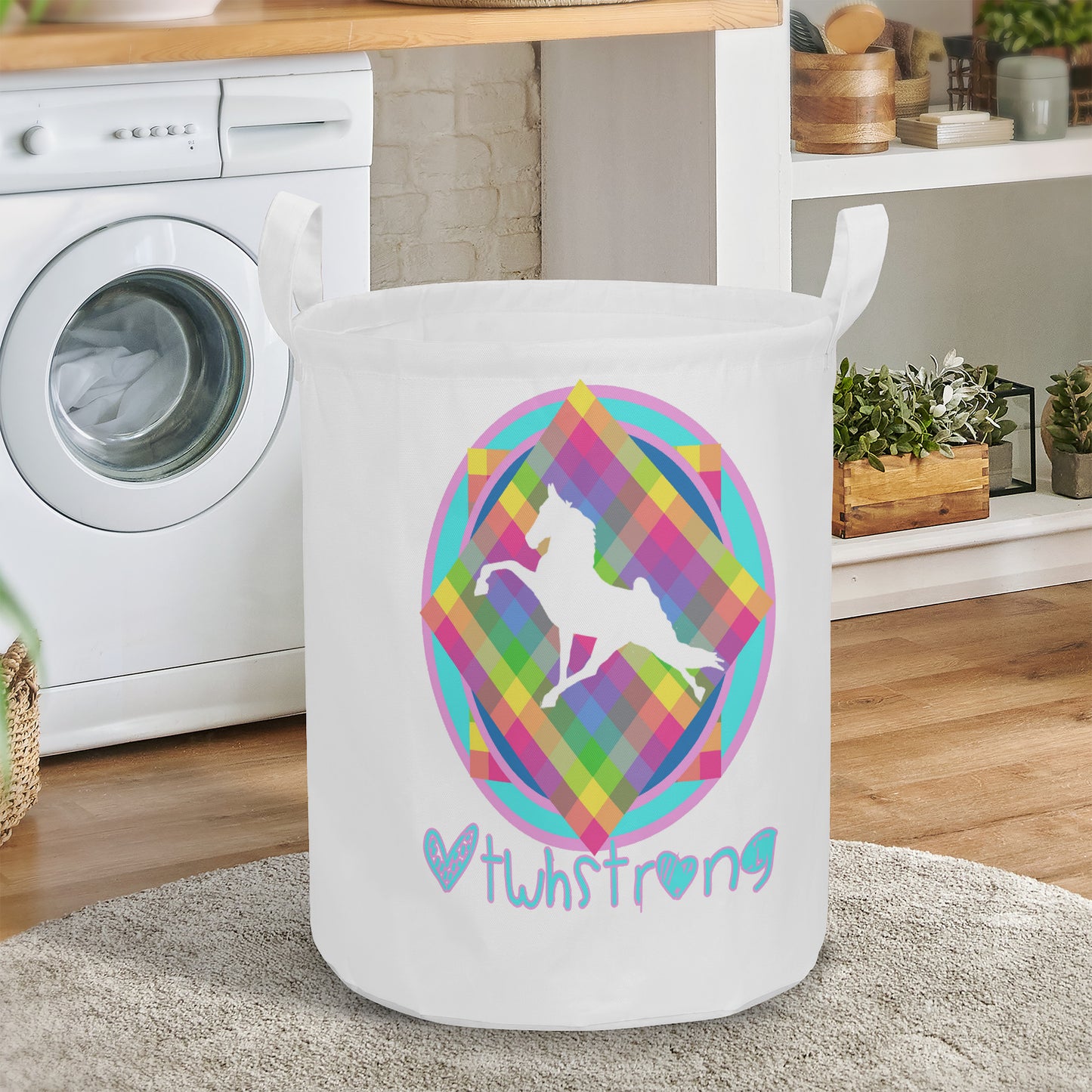 TWH STRONG Round Laundry Basket