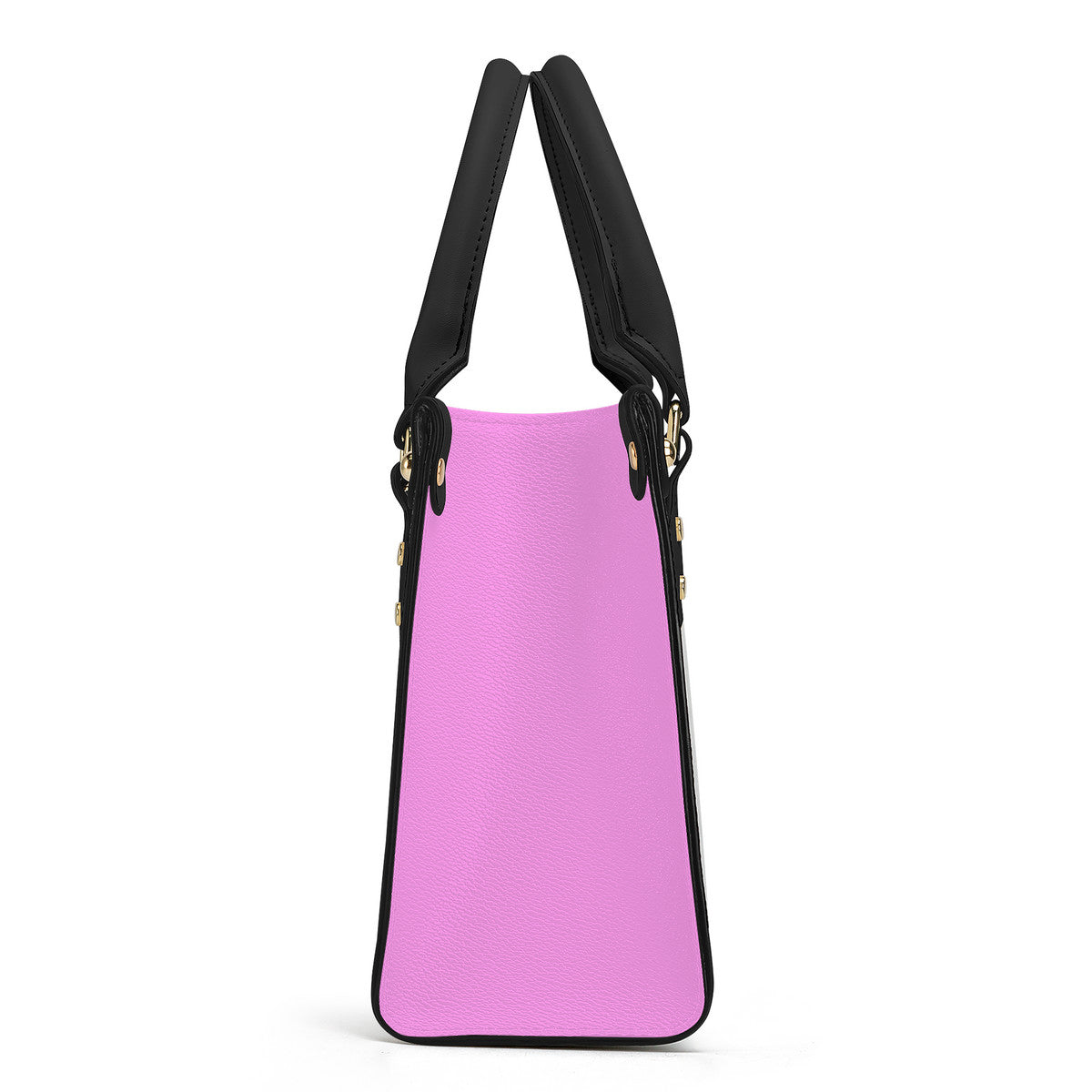 SADDLEBRED AZTEC PINK ARGYLE Luxury Women PU Tote Bag - Black